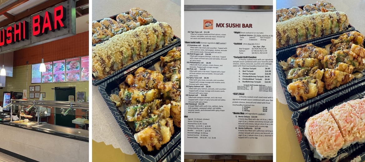 MX SUSHI BAR Menu