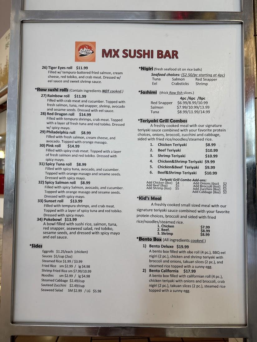 MX SUSHI BAR